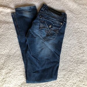 Rock Revival Dark Wash Skinny Jeans